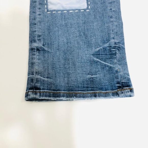 Anthropologie Blue Boyfriend Jeans - Picture 12 of 14